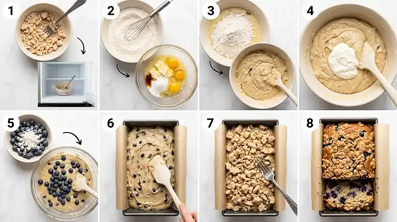 gluten-free blueberry loaf