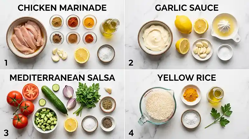 Gluten-Free Grilled Chicken Shawarma Bowls 2 gluten-free chicken shawarma bowls