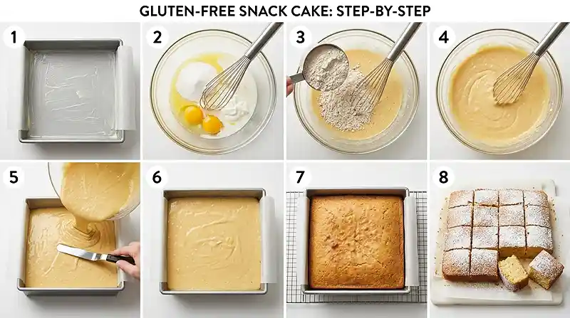 gluten-free chocolate snack cake