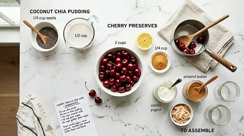 gluten-free dairy free chia cups