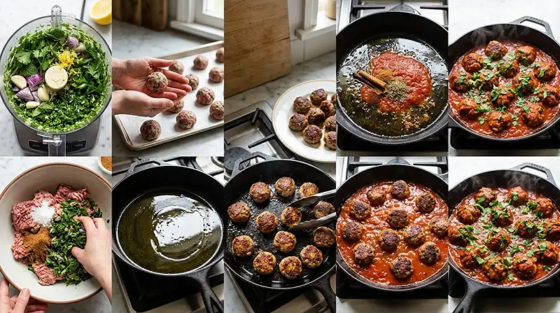 Gluten-Free Lamb Meatballs 3 greek meatballs
