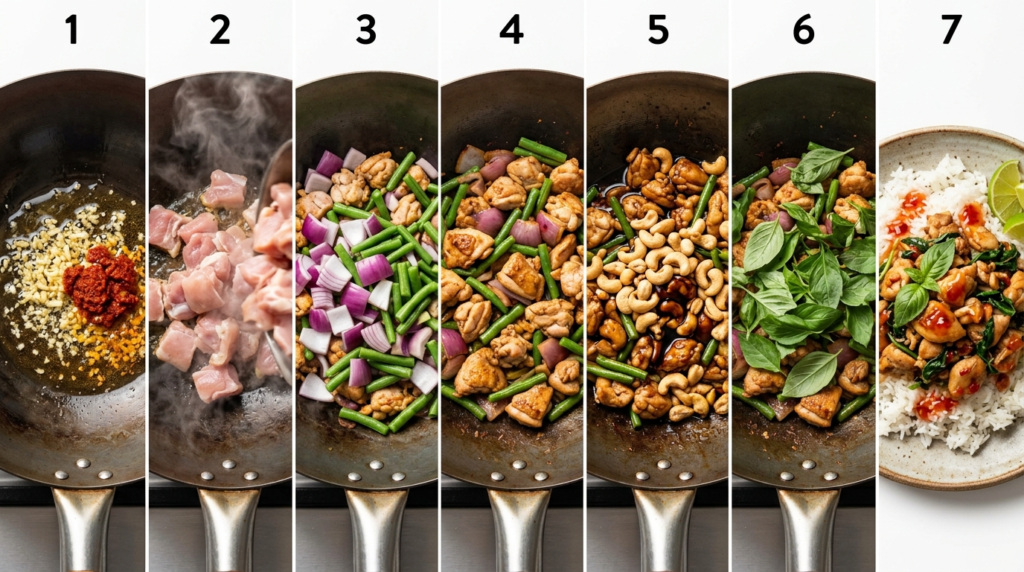 Gluten-Free Thai Basil Chicken 3 pad krapow