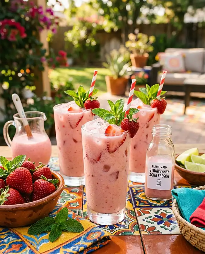 Dairy-Free Strawberry Agua Fresca 4 refreshing summer drink