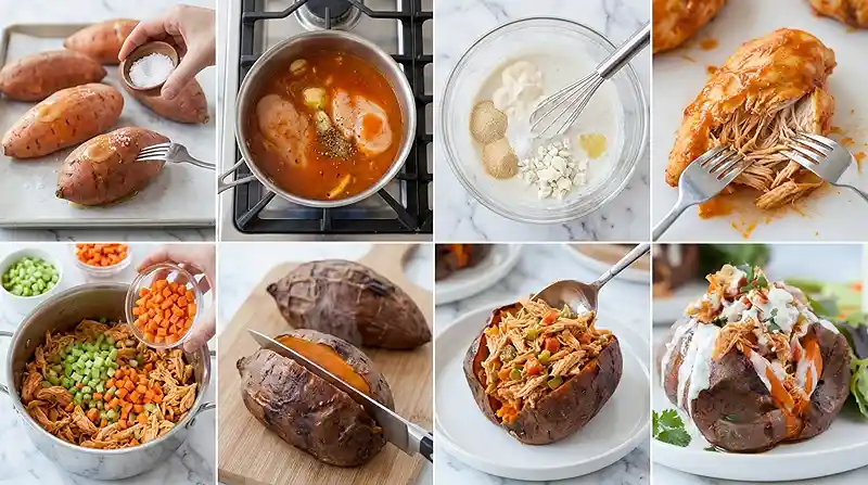 stuffed sweet potatoes