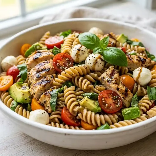 Gluten-Free Caprese Chicken Pasta Salad 5 Caprese Chicken Pasta Salad