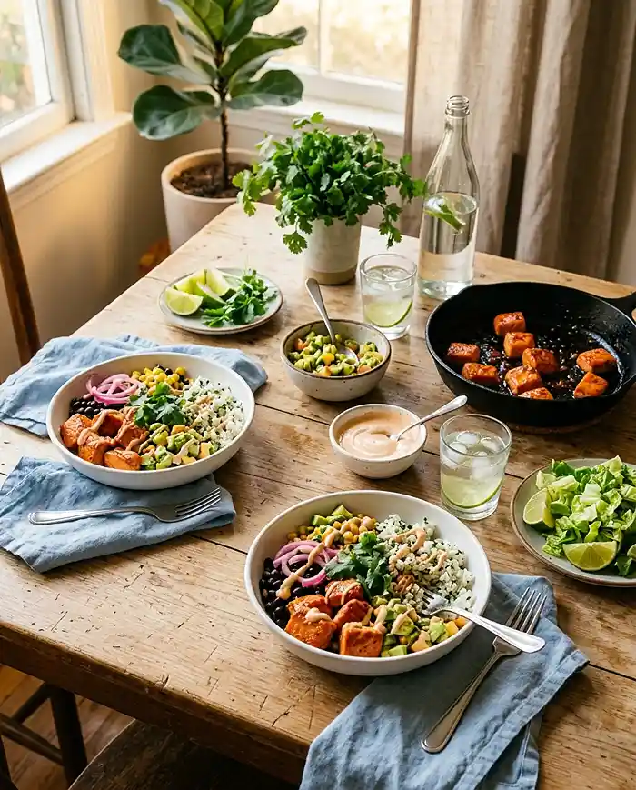 Chipotle Salmon Bowls