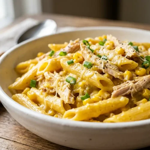 Gluten-Free Creamy Corn Chicken Pasta 5 Creamy Corn Chicken Pasta