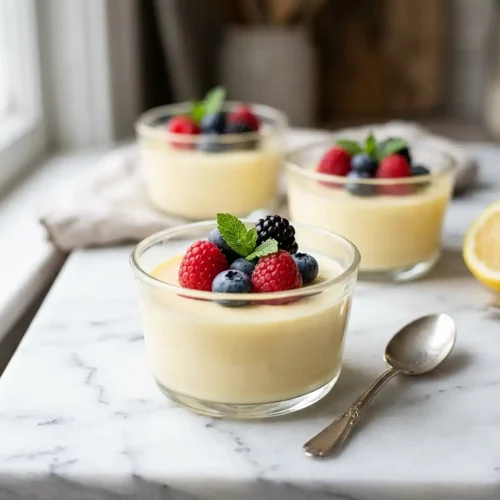 Dairy-Free Lemon Posset Cups