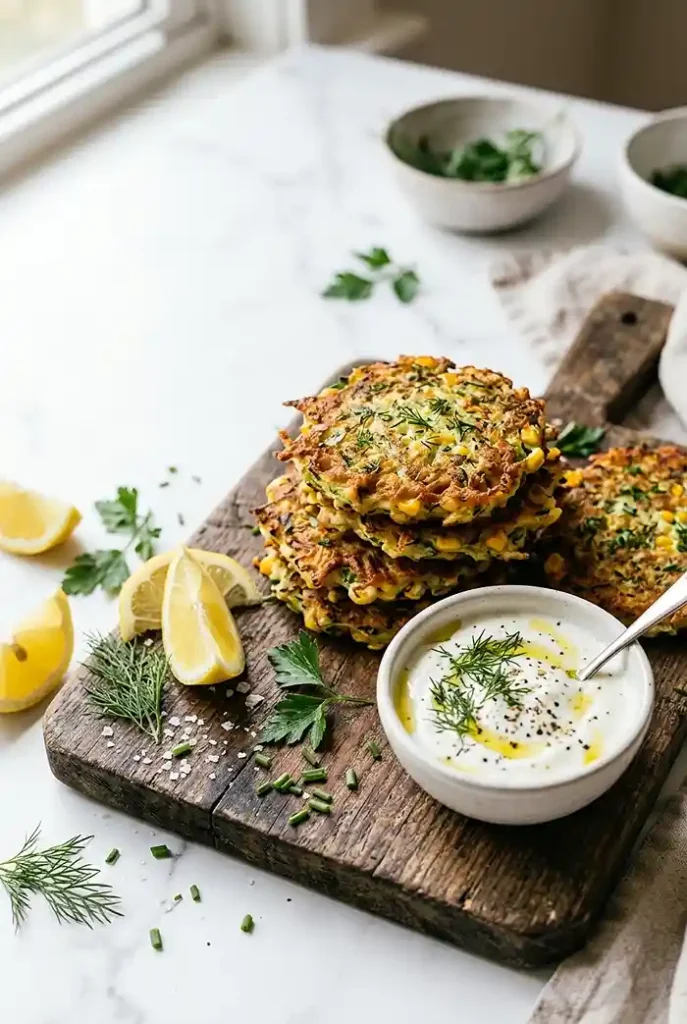 Gluten-Free Crispy Zucchini Corn Fritters 4 Gluten-Free