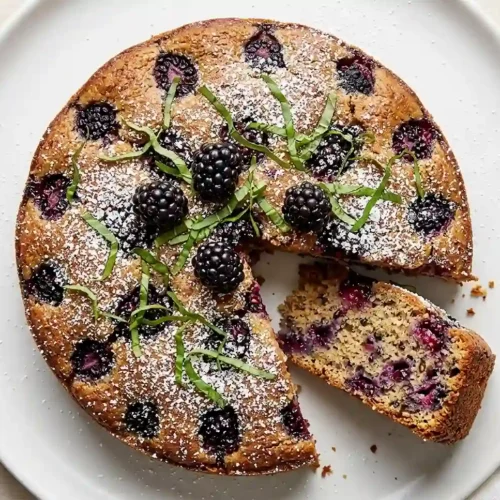 Gluten-Free Blackberry Basil Snack Cake 5 Gluten-Free Blackberry Basil Snack Cake