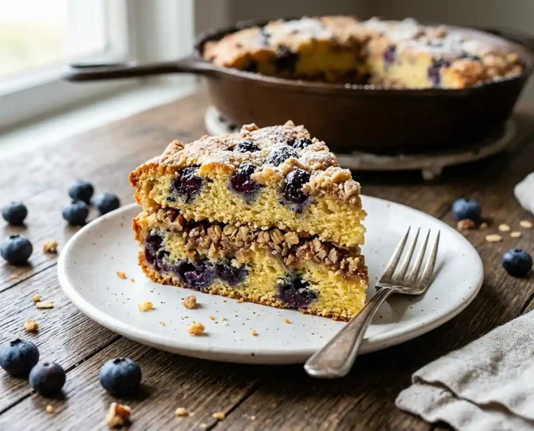 Gluten-Free Blueberry Cornbread Coffee Cake