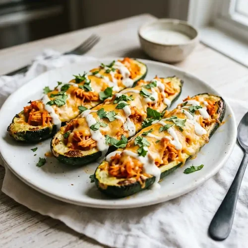 Gluten-Free Buffalo Turkey Zucchini Boats 5 Gluten-Free Buffalo Turkey Zucchini Boats