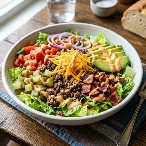 Gluten-Free Cheeseburger Bowls