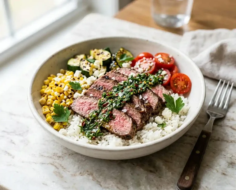 Gluten-Free Chimichurri Steak Bowls