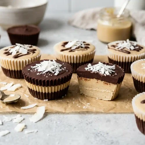 Gluten-Free Chocolate Tahini Freezer Cups 5 Gluten-Free Chocolate Tahini Freezer Cups
