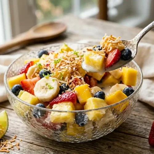 Gluten-Free Coconut Lime Fruit Salad 5 Gluten-Free Coconut Lime Fruit Salad