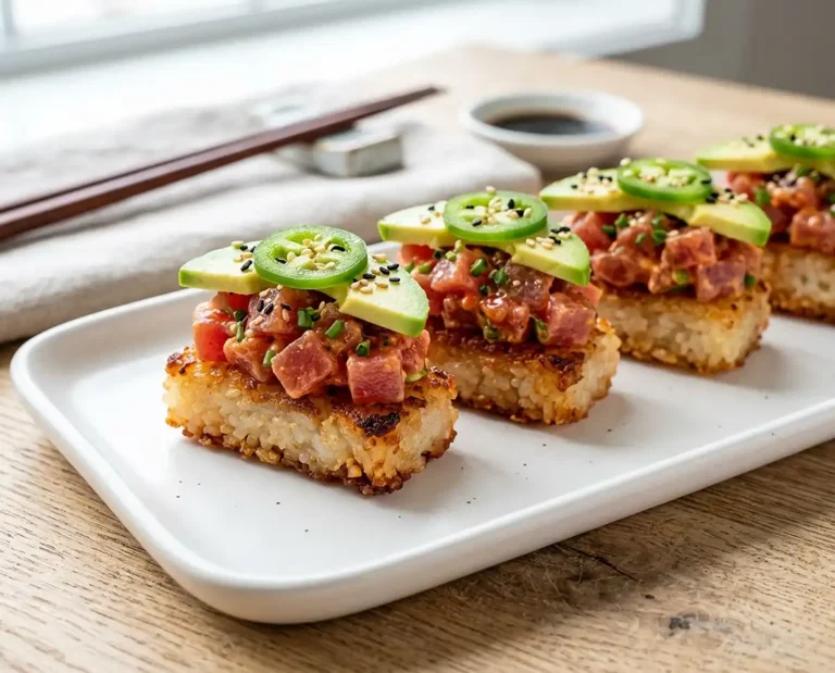 Gluten-Free Crispy Rice Tuna Bites