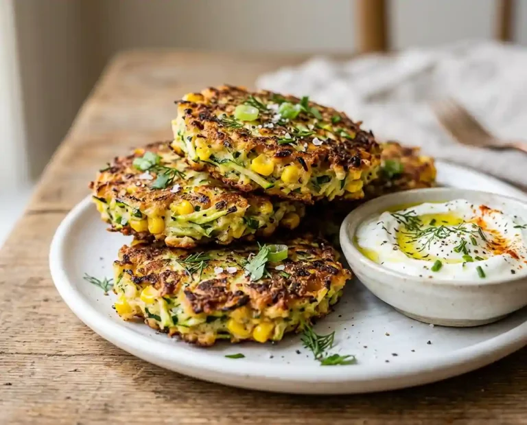 Gluten-Free Crispy Zucchini Corn Fritters