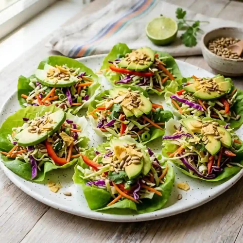 Gluten-Free Crunchy Summer Slaw Cups