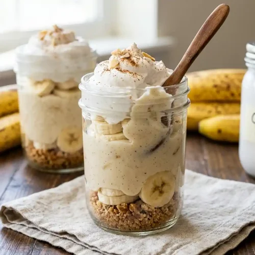 Gluten-Free Dairy-Free Banana Cream Pie Jars