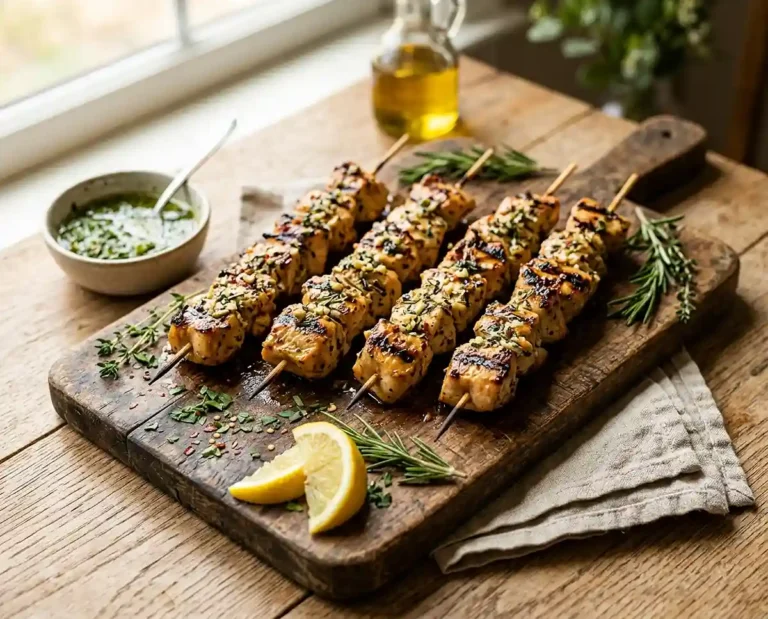 Gluten-Free Garlic Herb Chicken Kabobs