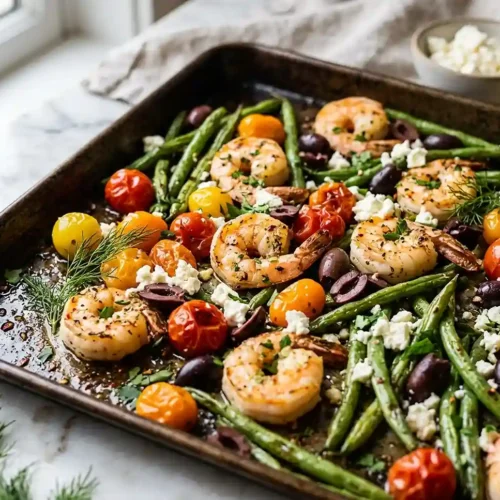 Gluten-Free Greek Sheet Pan Shrimp 5 Gluten-Free Greek Sheet Pan Shrimp