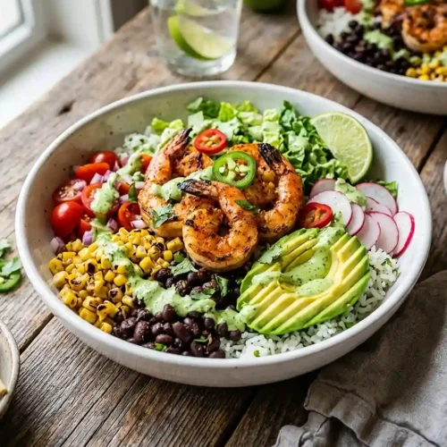 Gluten-Free Grilled Shrimp Taco Bowls