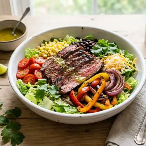 Gluten-Free Grilled Steak Fajita Salad