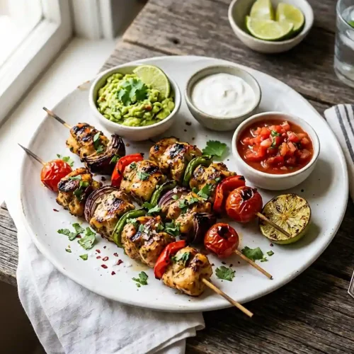 Gluten-Free Grilled Taco Chicken Kebabs