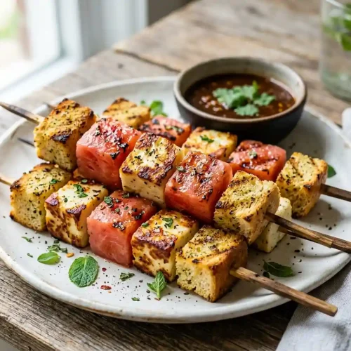 Gluten-Free Halloumi Watermelon Skewers 5 Gluten-Free Halloumi Watermelon Skewers