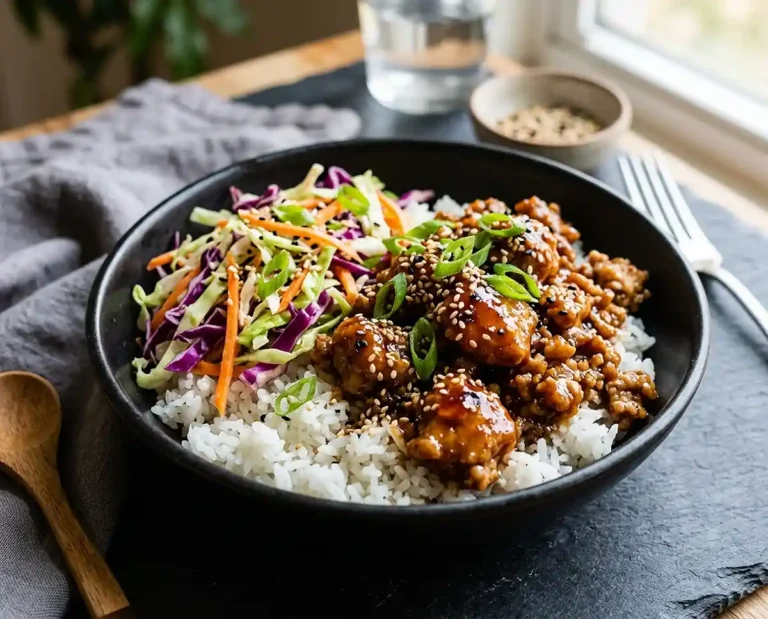 Gluten-Free Honey Garlic Turkey Rice Bowls