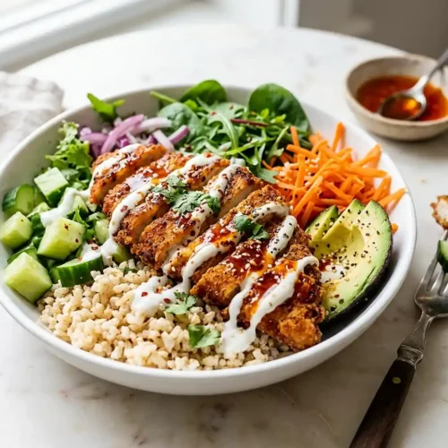 Gluten-Free Hot Honey Chicken Bowls