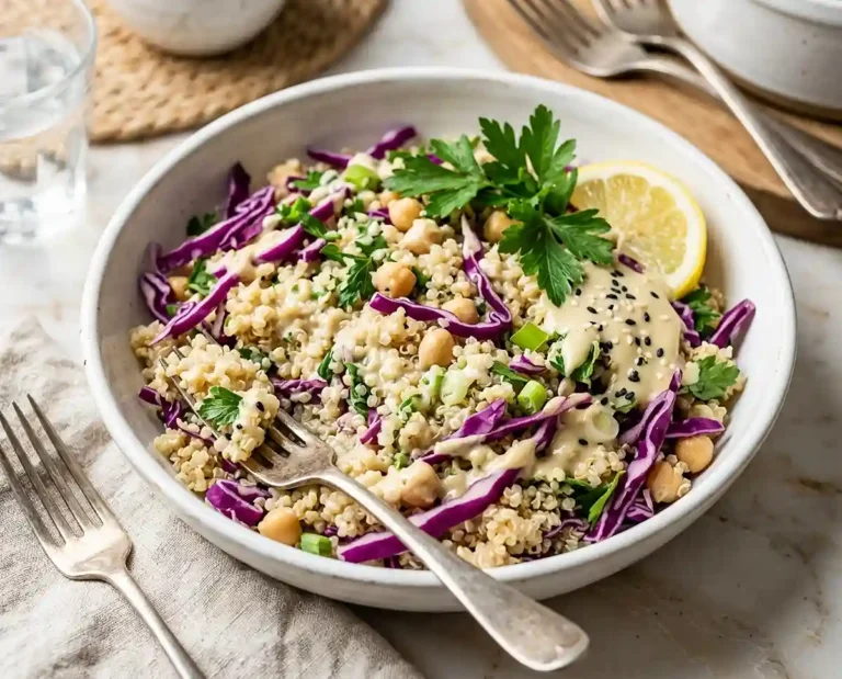 Gluten-Free Lemon Tahini Chickpea Quinoa Bowls