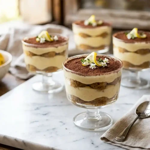 Gluten-Free Lemon Tiramisu Cups