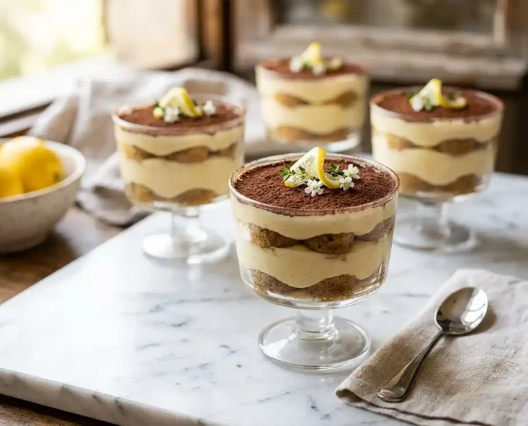 Gluten-Free Lemon Tiramisu Cups