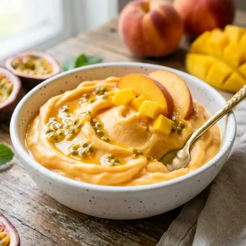 Gluten-Free Mango Peach Nice Cream 5 Gluten-Free Mango Peach Nice Cream