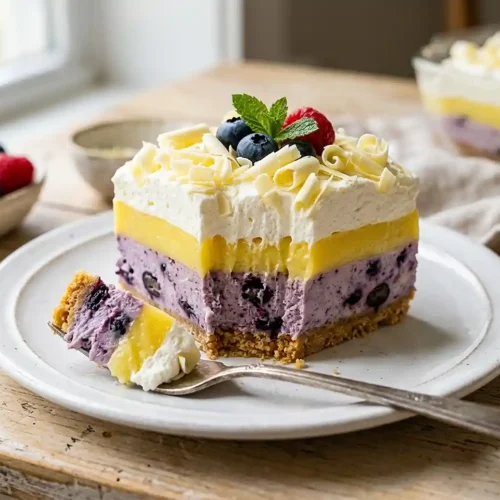Gluten-Free No-Bake Lemon Berry Lush 5 Gluten-Free No-Bake Lemon Berry Lush