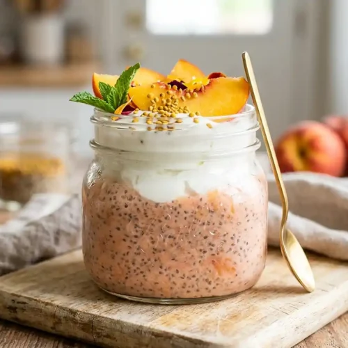 Gluten-Free Peach Coconut Chia Pudding 5 Gluten-Free Peach Coconut Chia Pudding