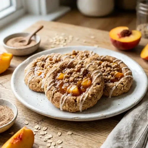 Gluten-Free Peach Crisp Cookies