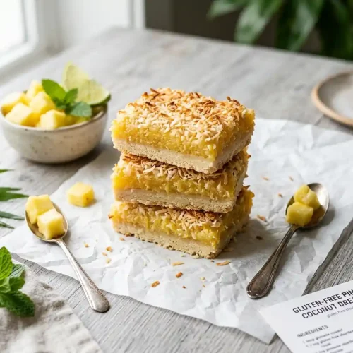 Gluten-Free Pineapple Coconut Dream Bars