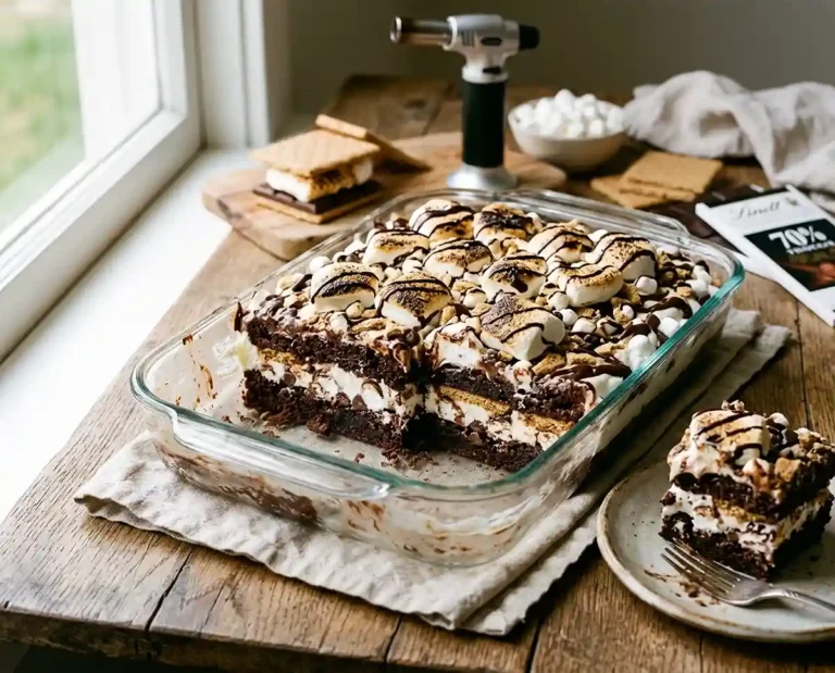 Gluten-Free S'mores Brownie Icebox Cake