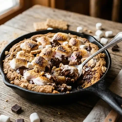 Gluten-Free Smores Cookie Skillet
