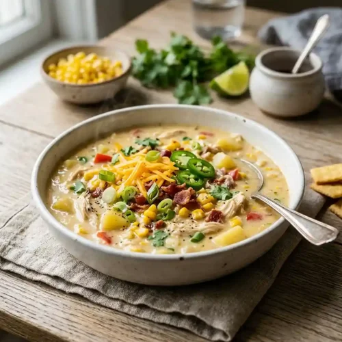 Gluten-Free Summer Corn Chicken Chowder