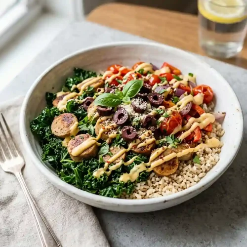 Gluten-Free Veggie-Loaded Pizza Bowls