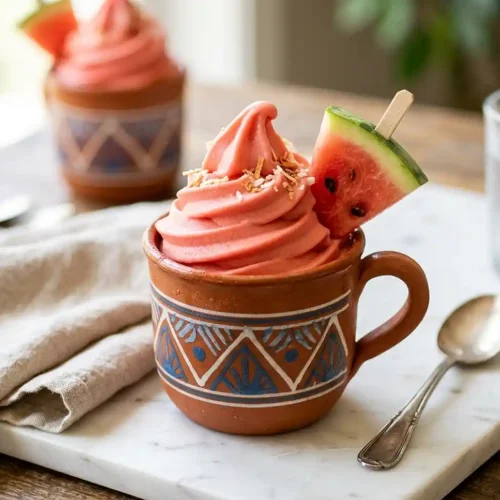 Gluten-Free Watermelon Coconut Soft Serve