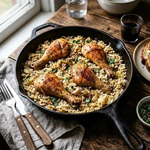 Gluten-Free chicken and sauerkraut