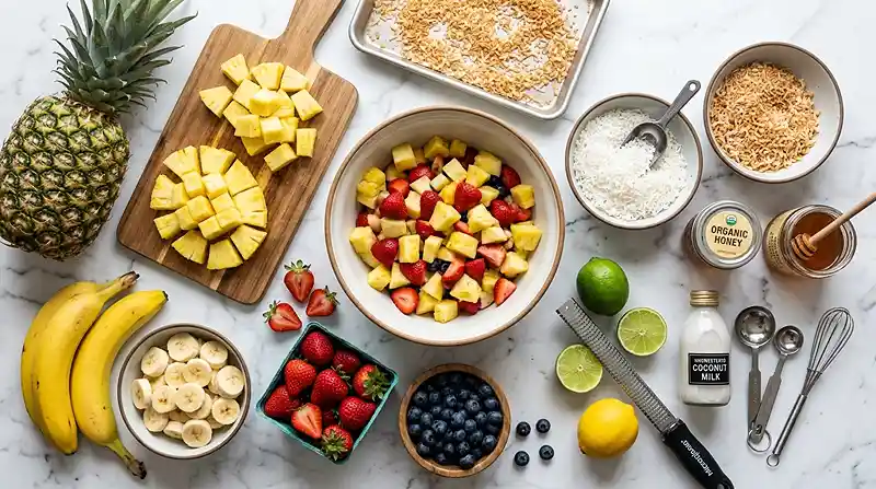 Gluten-Free Coconut Lime Fruit Salad 2 Gluten-Free dairy free fruit salad