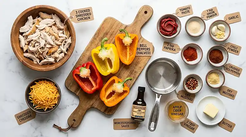 Gluten-Free BBQ Chicken Stuffed Peppers 2 Gluten-Free stuffed peppers