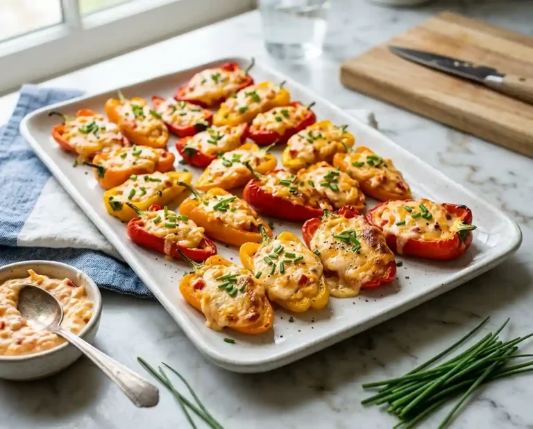 Pimento Cheese-Stuffed Mini Peppers