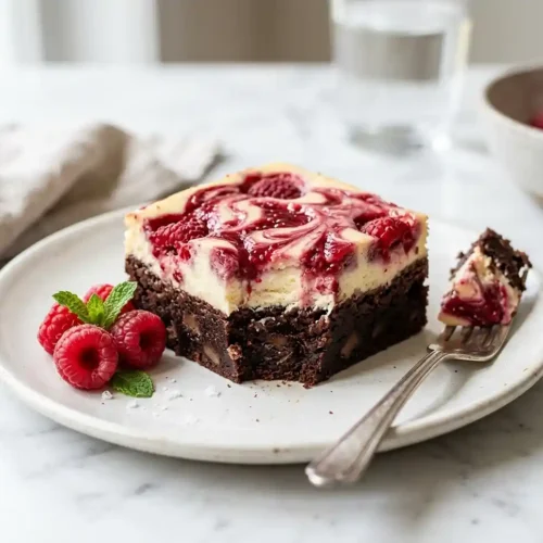 Raspberry Swirl Cheesecake Brownie Bars 5 Raspberry Swirl Cheesecake Brownie Bars
